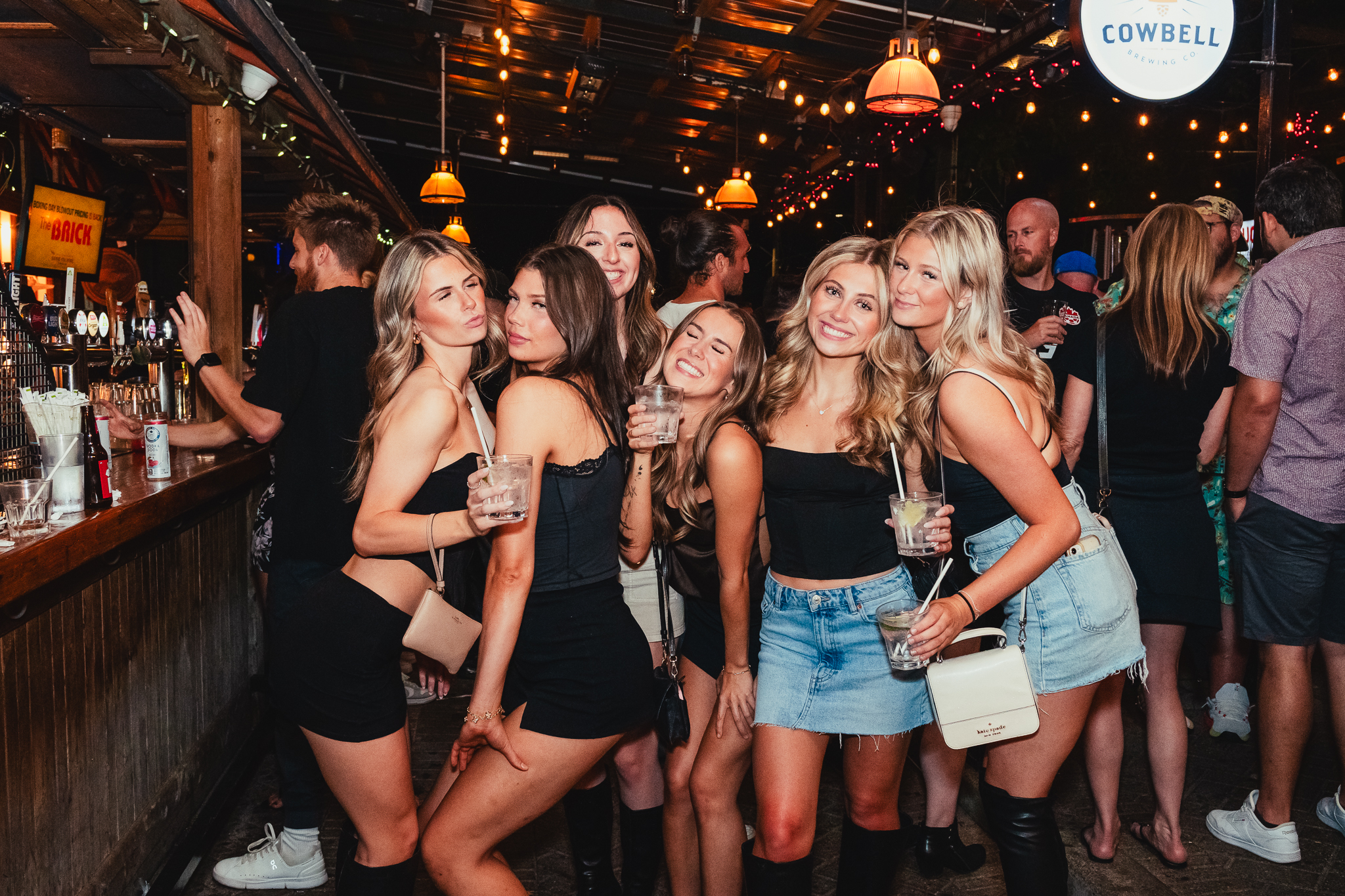 Group of girls smiling for the camera