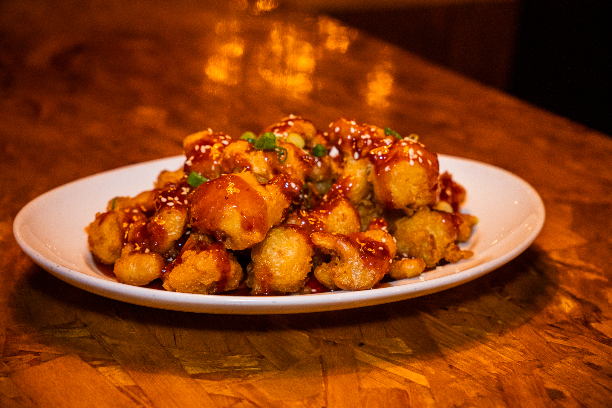 Kung Pao Cauliflower Bites
